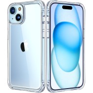iPhone 15 Case Clear, [Not Yellowing] [Military Grade Protection] Slim Shockproof Phone Cases for iPhone 15 2023