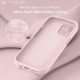 iPhone 15 Case, [Smooth Silicone Full Coverage Camera] [8ft Drop Protection], Soft Microfiber Lining Full Body Protective Case for iPhone 15 6.1 inch - Chalk Pink