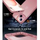 iPhone 15 Case [12FT Military Grade Drop Protection] Protective Shockproof Hard Matte Slim Phone Case for iPhone 15 Phone Case with Translucent Back Silicone Edge, Pink