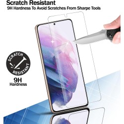 Screen Protector [2-Pack] for iPhone15, Tempered Glass Film Screen Protector,  Fingerprint Support